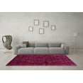 thumbnail image 3 of Ahgly Company Indoor Rectangle Abstract Purple Contemporary Area Rugs, 2' x 5', 3 of 4