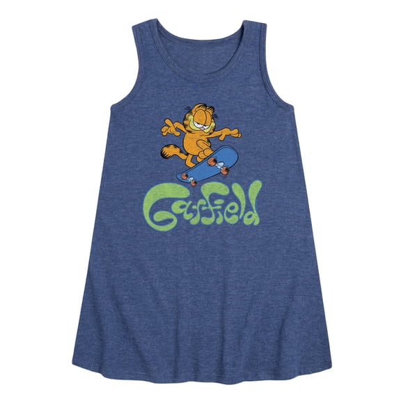 Garfield - Garfield Skater Logo - Toddler & Youth Girls A-line Dress