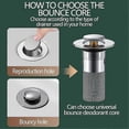 thumbnail image 4 of 4pcs Drain Stopper, Stainless Steel Floor Drain Filter, Stainless Steel Basin Drain Filter,Stainless Steel Drain Filter, 4 of 5
