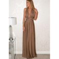thumbnail image 1 of Women Sexy Backless Cross Strap Dress Sleeveless Open Back Long Dress Free Shipping, 1 of 4