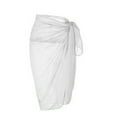 thumbnail image 7 of asdoklhq Plus Size Swimsuit Clearance Under $10,Women Chiffon Swimwear Pareo Scarf Beach Cover Up Wrap Kaftan Sarong, 7 of 7