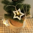 thumbnail image 4 of 10/20LEDs Wooden Star/Heart/ Tree Flexible Fairy String Lights Bedroom Decor, 4 of 7