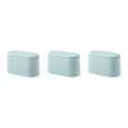thumbnail image 3 of Ruiboury Portable And Versatile Trash Bin Lightweight For Any Occasion Plastic Portable Table Waste Dustbin Plastic Desktop light blue 3Set, 3 of 6
