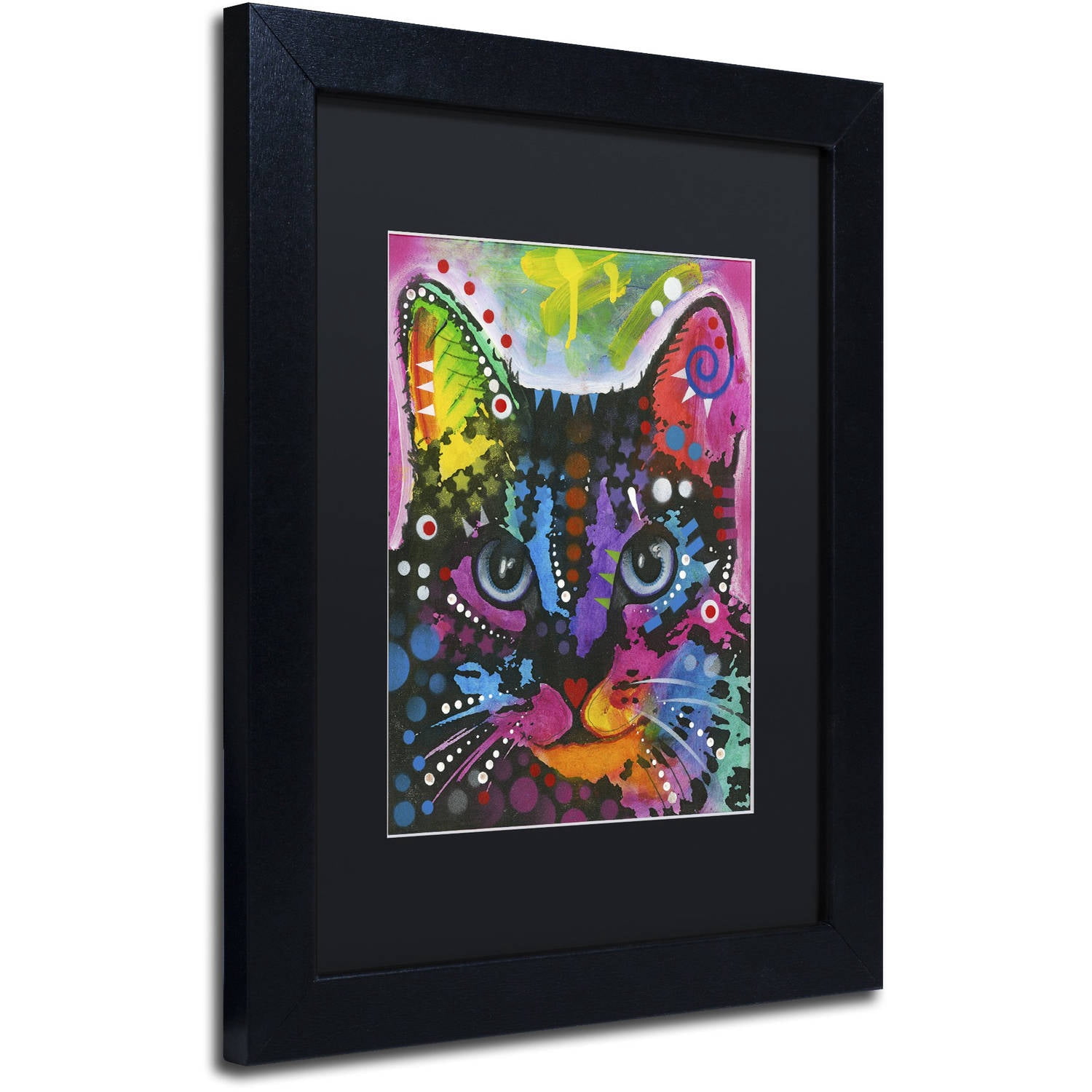 Trademark Fine Art "12" Canvas Art by Dean Russo, Black Matte, Black Frame