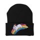 thumbnail image 1 of Gorro espantoso Gravity Threads con parche de arco iris negro, 1 of 1