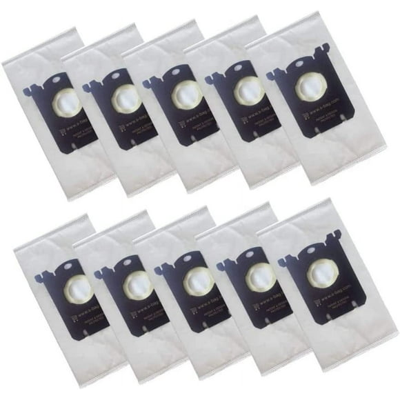 Bolsas de repuesto para aspiradora Home Times (paquete de 10) compatibles con Electrolux S Bag Classic EL200F EL8500