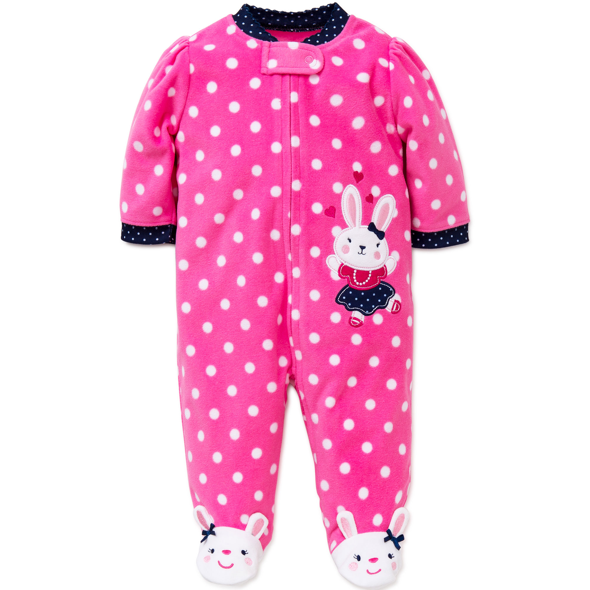 Little Me Baby Holiday Blanket Sleeper Sleepwear & Robes Baby Girls