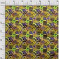 thumbnail image 3 of oneOone Polyester Spandex Yellow Fabric Paisley Patchwork Fabric For Sewing Printed Craft Fabric By The Yard 56 Inch Wide, 3 of 6
