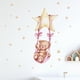 thumbnail image 1 of Lindas pegatinas de pared para bebé dormido, oso y estrellas, sacinora, animales de dibujos anims, calcomanías de pared extraíbles de vinilo para niños, bebé, niña, cuarto de juegos, habitación de, 1 of 3