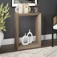 thumbnail image 2 of Evelyn&Zoe Modern Farmhouse 22" Wide Antiqued Gray Oak Console Table, 2 of 7
