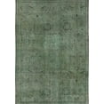 thumbnail image 1 of Ahgly Company Indoor Rectangle Mid-Century Modern Dark Olive Green Oriental Area Rugs, 3' x 5', 1 of 6