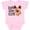 AD-Pink, variant on Inktastic Doggone Cute- Happy Puppy Boys or Girls Baby Bodysuit