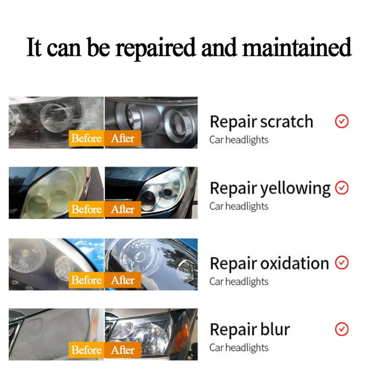 Diameleo Powerful Advance Headlight Repair Agent - Innovative Headlight Repair Polish, Car Headlight Cleaner, LensPro Headlight Repair Polish,Meguiars