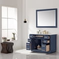 thumbnail image 2 of Ivy 48" Single Bathroom Vanity Cabinet Only in Royal&nbsp;Blue and Mirror, without Countertop, 2 of 5