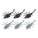 thumbnail image 1 of 6x Modelo De Avión De Simulación Figuras De Acción Accs Helicóptero De Colección Peque?a Sunnimix Juguetes de aviones de simulación, 1 of 8