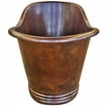 thumbnail image 4 of Novatto NBT-ADA-60 The Adamo Freestanding Hand-Hammered Copper Bath Tub 60"L, 4 of 12
