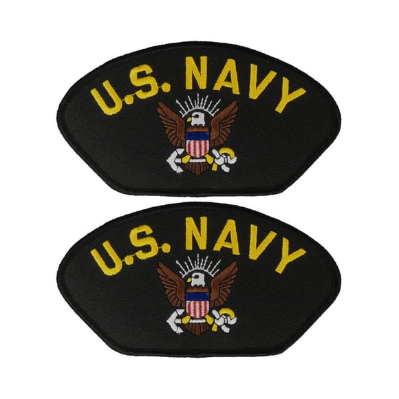 Patch Thermocollant Militaire US Navy pour Vétérans, Seulement 2 Pcs, US Navy