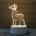 thumbnail image 1 of ElkCreative Lámpara de mesa LED 3d / Luz de noche decorativa / Lámpara de mesa, 1 of 5