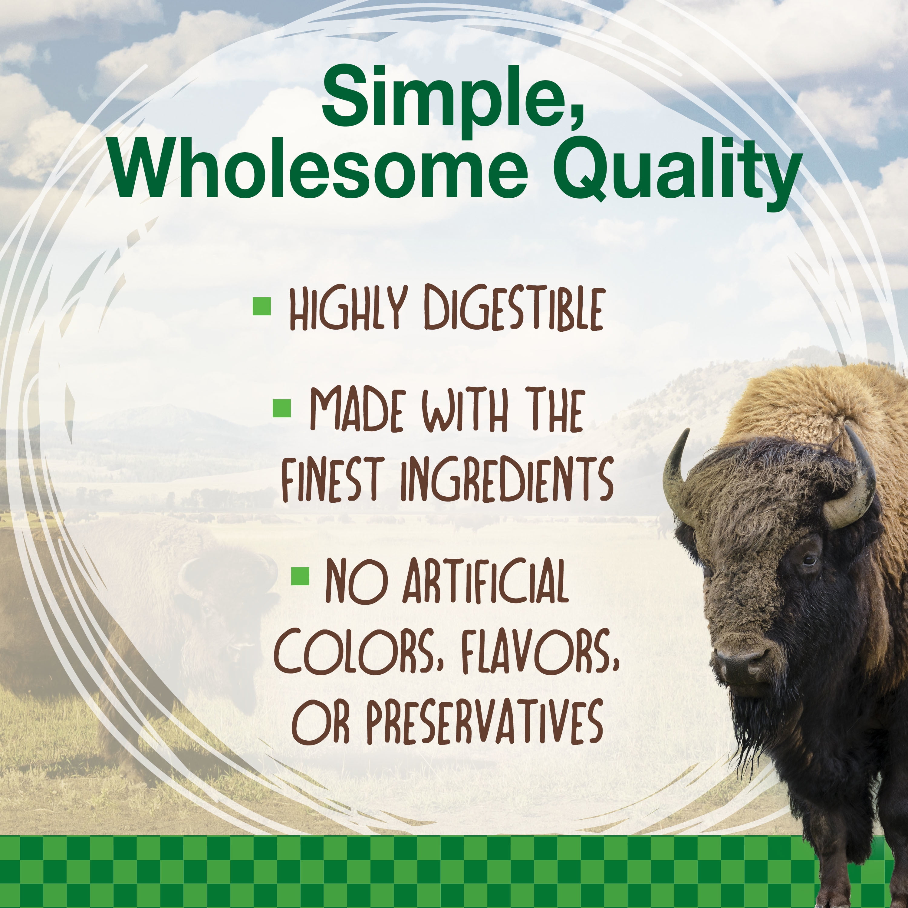 Nylabone healthy top edibles bison