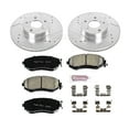 thumbnail image 3 of PowerStop Front Z23 Evolution Sport Carbon-Fiber Ceramic Brake Pad and Drilled & Slotted Rotor Kit Fits: SUBARU Select Models K6111, 3 of 10