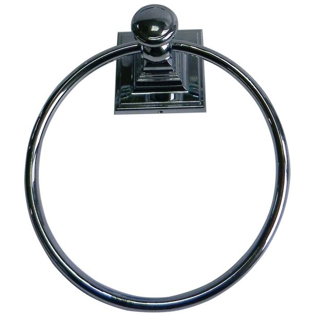 Elegant Home Fashions Towel Ring, Chrome