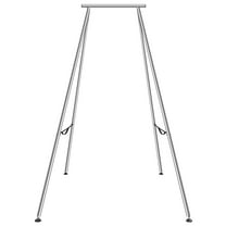 VEVOR Aerial Yoga Frame,9.67 ft Height Yoga Swing Stand,Max 551.15 lbs Load Chrome-Plated Steel Pipe Inversion Yoga Swing Stand Yoga Rig Yoga Sling Inversion Equipment for Indoor Outdoor Aerial Yoga
