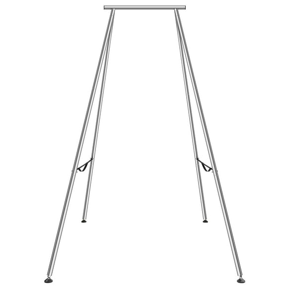 SKYSHALO Yoga Swing Frame, 9.67 ft Tall, Supports Up to 551 lbs, Chrome-Plated Steel Construction, Ideal for Indoor/Outdoor Aerial Yoga, Inversion Stand for Yoga Slings and Rigs