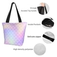 thumbnail image 5 of Kdxio Fish Scale1 Women Reusable Grocery Bags Foldable Ripstop,Reusable Shopping Bags for Shopping,Gym,Gift, 5 of 7