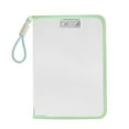 thumbnail image 1 of Mesh File Bags With Zipper And Handle Clear File Folders Organizer Folder Bags Document With Clamp Metal Clips For Paper Portfolio Storage School H, 1 of 7