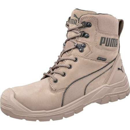 

PUMA Safety Men s Conquest 7 Work Boot Composite Toe Slip Resistant Waterproof EH ONE SIZE STONE