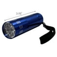 thumbnail image 2 of 9 LED Super Bright Portable Blue Mini Flashlight with Lanyard - 4 Pack, 2 of 4