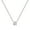 Rose Gold in Silver Chain, variant on Collection IGI Certified 1.00 Cttw Round Lab Grown White Diamond Classic Floating Solitaire Pendant Necklace with 18 inch Silver Chain for Women in 14K Solid Yellow Gold