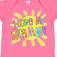 thumbnail image 4 of Inktastic I Love My Grammy Sun and Rainbow Letters Boys or Girls Baby Bodysuit, 4 of 5