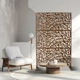 thumbnail image 4 of 76"H Freestanding Metal Privacy Screen for Outdoor & Indoor Decorative Use, 4 of 10