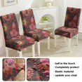 thumbnail image 5 of Colorful Classic Paisley Vintage Dining Chair Covers Set of 4 Bohemian Floral Ethnic Retro Decorative Pattern Washable Polyester Stretch Slipcovers Removable Protector for Farmhouse Decor, 5 of 7