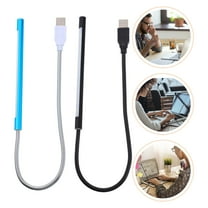 GOOHOCHY 2Pcs USB LED Reading Lamps Gooseneck Dimmable Lamp Touch Night Light