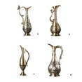 thumbnail image 6 of Carving Metal Decorative Bronze Vases Flower Arrangements Container For Home Accent Table Centerpieces Planter Pots, 6 of 9