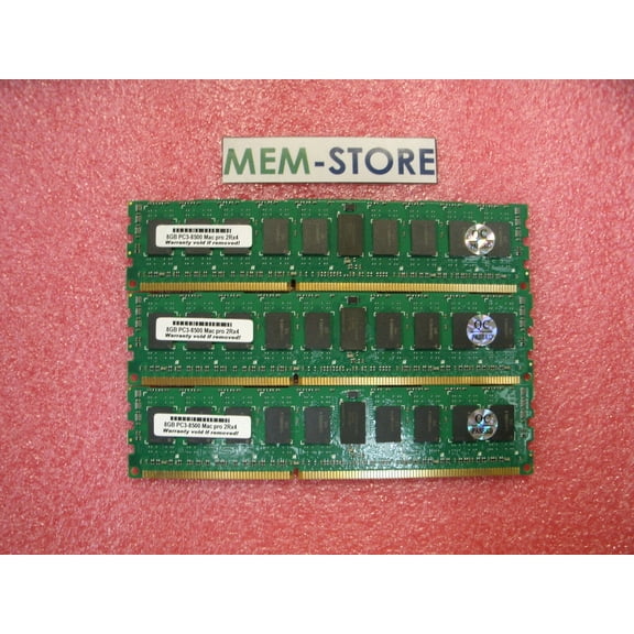 24GB 3x8GB DDR3 ECC 1066MHz Memory MacPro Quad-core/ 8-Core 2.4GHz 2.8GHz 3.2GHz (3rd Party)
