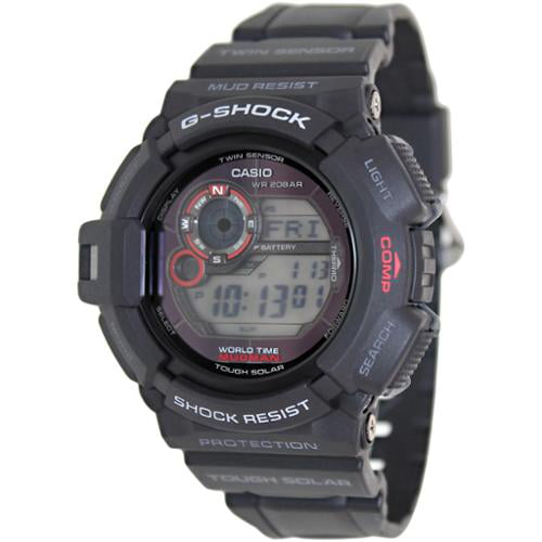 Casio Shock Mudman Scorpion Digital Black Resin Mens Watch G93001 - Walmart.com