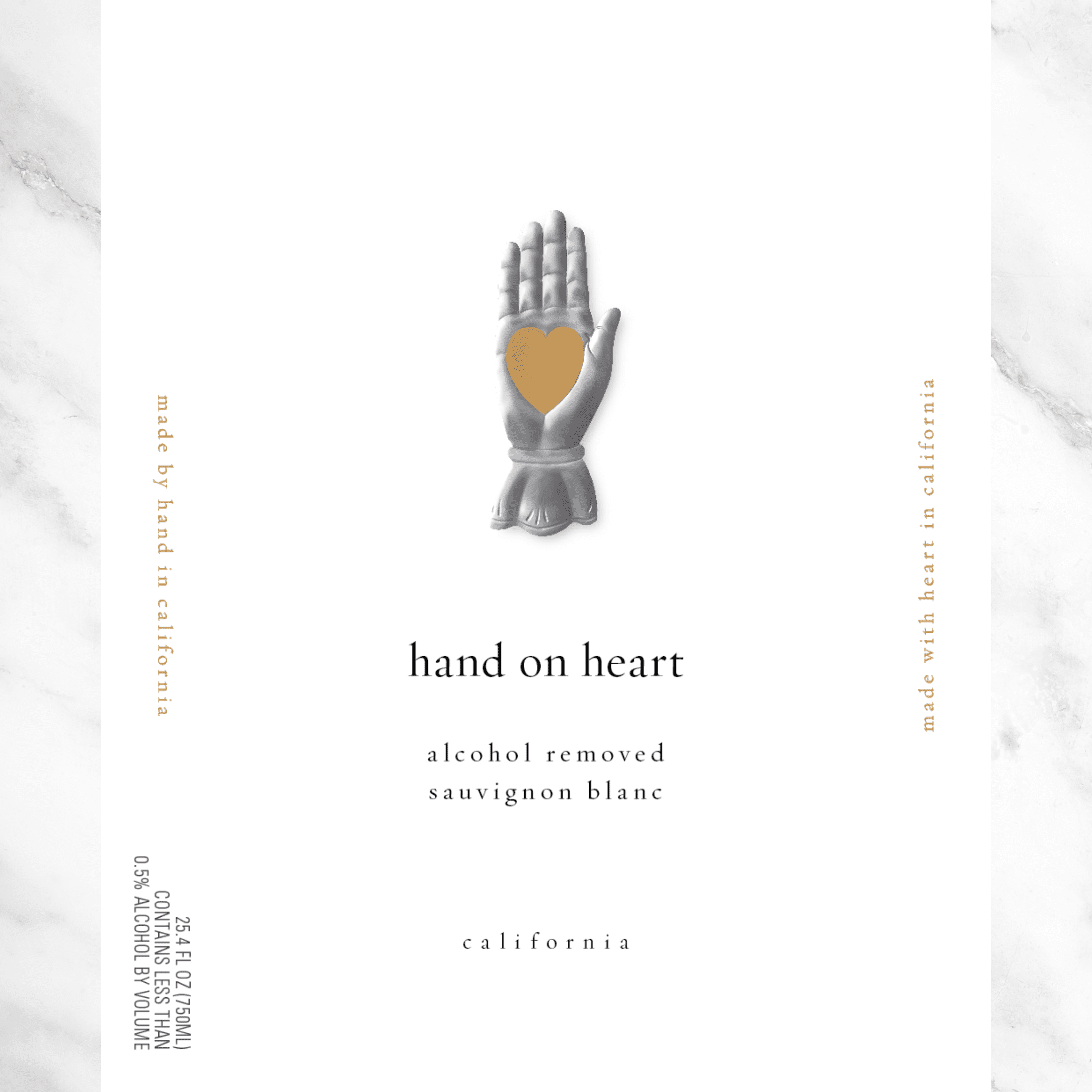 Hand on Heart Non-Alcoholic Sauvignon Blanc - 4 Pack