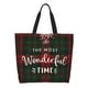 thumbnail image 1 of Disketp Wonderful Time Christmas Bolsa Tote Estampada para Mujer, Bolso de Hombro y de Mano para Compras y Viajes, 1 of 8