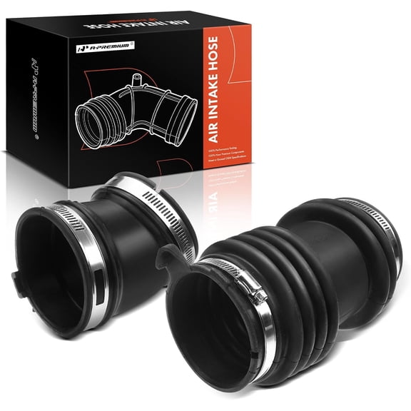 A-Premium Air Clean Intake Tube Hose Compatible with Infiniti FX35 2003-2008 V6 3.5L Petrol DOHC 2Pieces