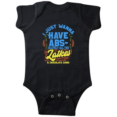 

Inktastic Hanukkah Latke Joke Gift Baby Boy or Baby Girl Bodysuit