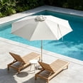 thumbnail image 1 of Patio Banana Umbrella Cover Replacement, 9.84 ft, 8 Ribs, Waterproof Sunshade for Outdoor Garden Pool, Polyester, 1 Pack, 1 of 6