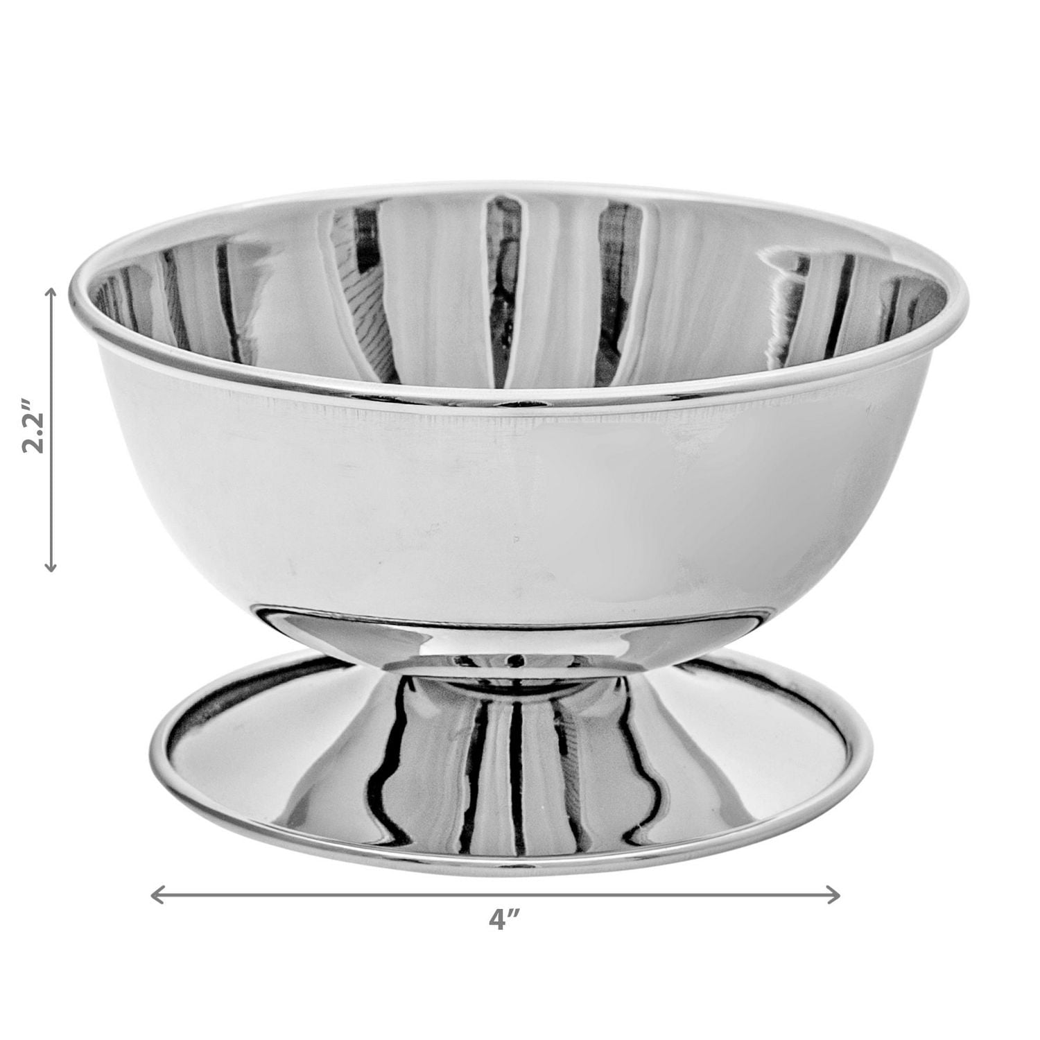 IH Casa Decor Bowl À Glace En Acier Inoxydable - Ensemble De 2