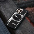 thumbnail image 4 of WIRESTER Shockproof Soft Rubber Cover Case for Apple iPhone 16 Pro Max 6.9" 2024, Retro Vintage Camera Zoom, 4 of 5