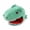 cyan, variant on Cute Plush Dinosaur Headpiece, Wearable Dinosaur Hat for Halloween Costume Parties