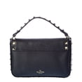 thumbnail image 2 of Valentino Rockstud Grainy Leather Crossbody, Black, 2 of 5
