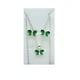 thumbnail image 4 of COLLAR DE MARIPOSA VERDE DE PLATA Y ARETES, 4 of 4