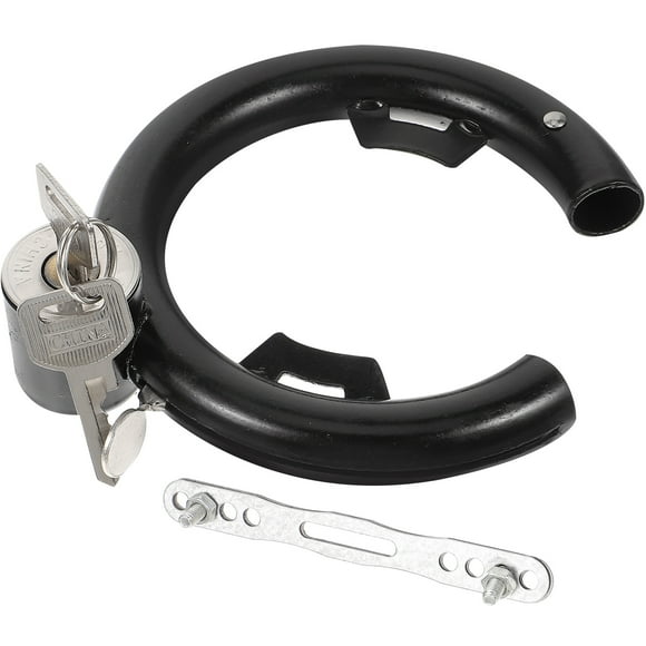 Minkissy 1Set Sturdy Black Multi Function Cycle Lock Stainless Steel for Bikes and Travel Gear